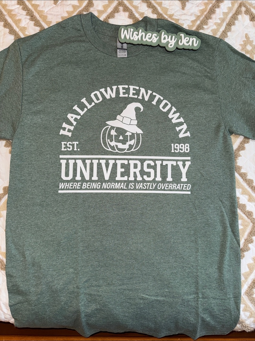 Gildan Green Halloweentown University Graphic Tee